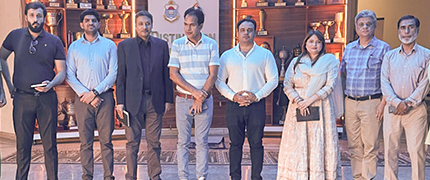 Baseball Blitz Team Met Director Sports, University of the Punjab Before Intervarsity Match