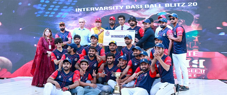 Intervarsity Baseball Blitz Match Held Between the University of the Punjab and the University of Lahore